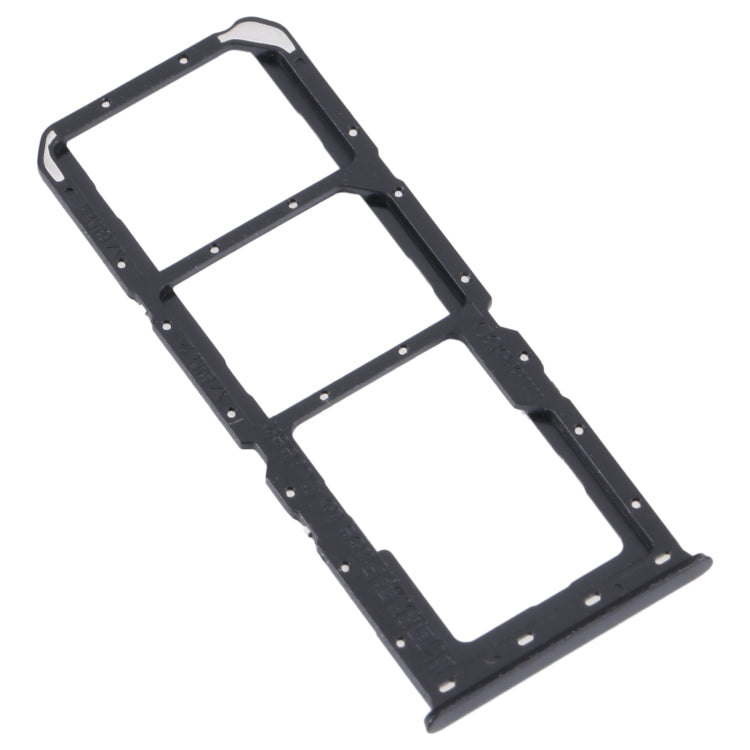 For OPPO A52 4G SIM Card Tray + SIM Card Tray + Micro SD Card Tray (Black) - Card Tray by buy2fix | Online Shopping UK | buy2fix