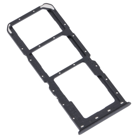For OPPO A52 4G SIM Card Tray + SIM Card Tray + Micro SD Card Tray (Black) - Card Tray by buy2fix | Online Shopping UK | buy2fix