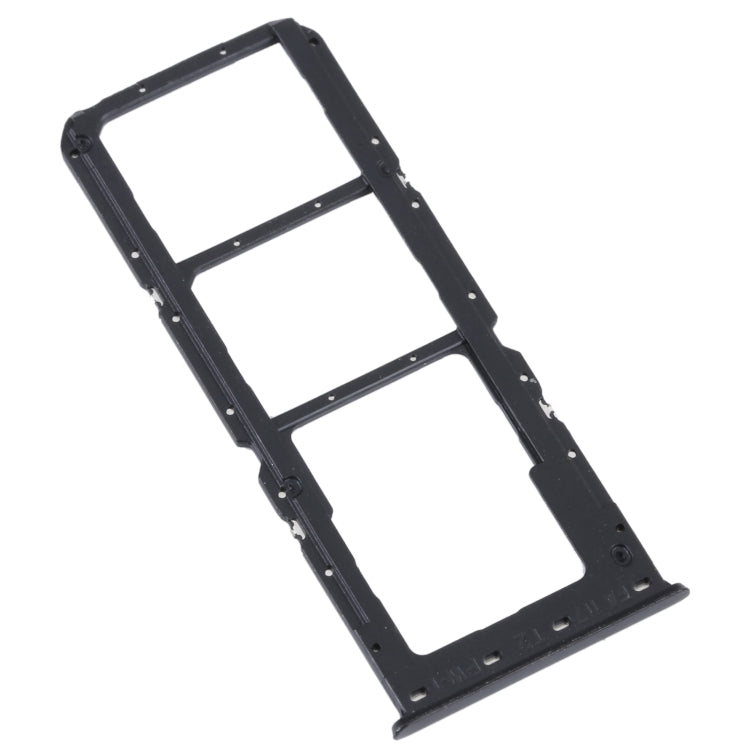For OPPO A52 4G SIM Card Tray + SIM Card Tray + Micro SD Card Tray (Black) - Card Tray by buy2fix | Online Shopping UK | buy2fix