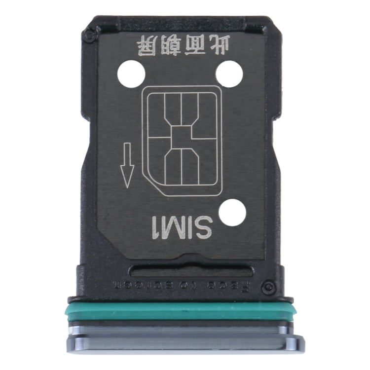 For OPPO Reno4 5G SIM Card Tray + SIM Card Tray (Black) - Card Tray by buy2fix | Online Shopping UK | buy2fix