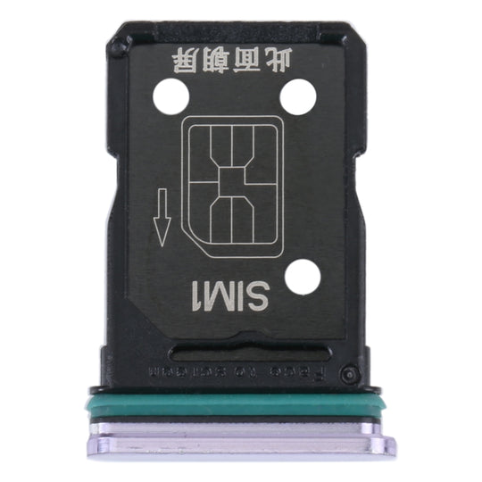 For OPPO Reno4 5G SIM Card Tray + SIM Card Tray (Purple)