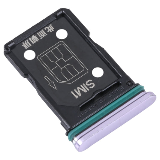 For OPPO Reno4 5G SIM Card Tray + SIM Card Tray (Purple) - Card Tray by buy2fix | Online Shopping UK | buy2fix