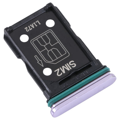 For OPPO Reno4 5G SIM Card Tray + SIM Card Tray (Purple) - Card Tray by buy2fix | Online Shopping UK | buy2fix