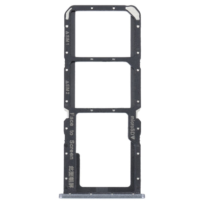 For OPPO A73 4G / F17 / A93 4G / A73 5G SIM Card Tray + SIM Card Tray + Micro SD Card Tray (Black) - Card Tray by buy2fix | Online Shopping UK | buy2fix