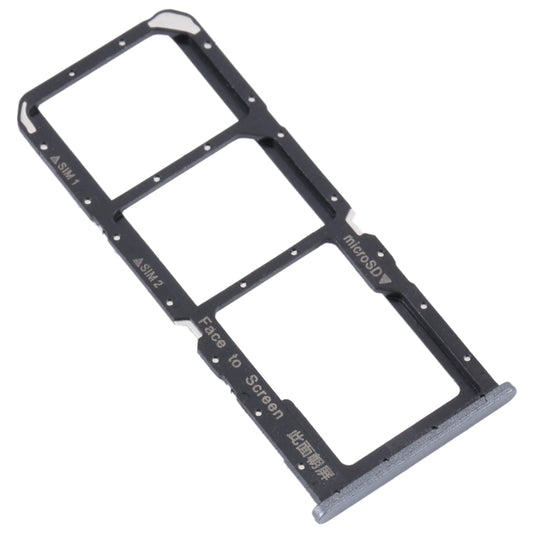 For OPPO A73 4G / F17 / A93 4G / A73 5G SIM Card Tray + SIM Card Tray + Micro SD Card Tray (Black) - Card Tray by buy2fix | Online Shopping UK | buy2fix
