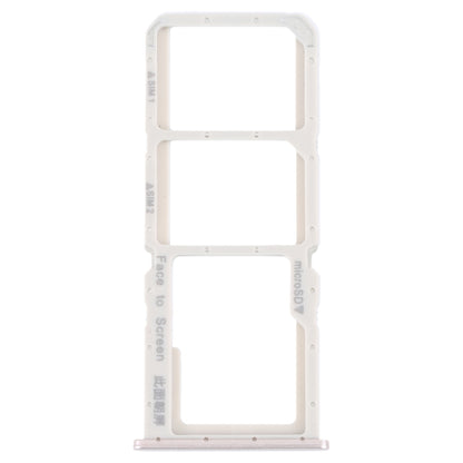 For OPPO A73 4G / F17 / A93 4G / A73 5G SIM Card Tray + SIM Card Tray + Micro SD Card Tray (Gold) - Card Tray by buy2fix | Online Shopping UK | buy2fix