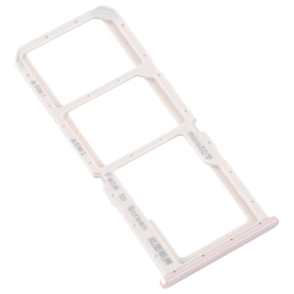 For OPPO A73 4G / F17 / A93 4G / A73 5G SIM Card Tray + SIM Card Tray + Micro SD Card Tray (Gold) - Card Tray by buy2fix | Online Shopping UK | buy2fix