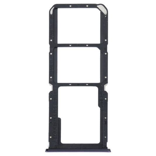 For OPPO Reno5 Lite / Reno5 F / A94 4G SIM Card Tray + SIM Card Tray + Micro SD Card Tray (Purple) - Card Tray by buy2fix | Online Shopping UK | buy2fix
