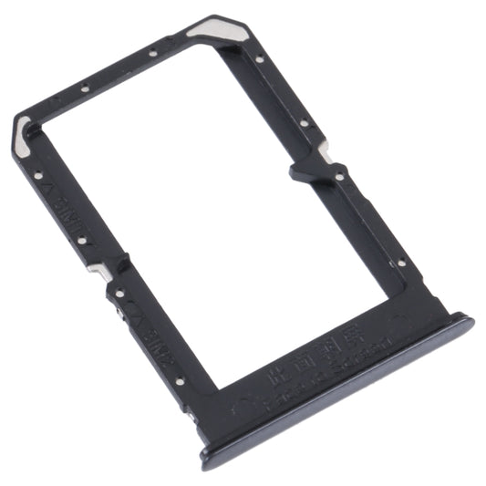 For OPPO Reno5 4G SIM Card Tray + SIM Card Tray(Black) - Card Tray by buy2fix | Online Shopping UK | buy2fix