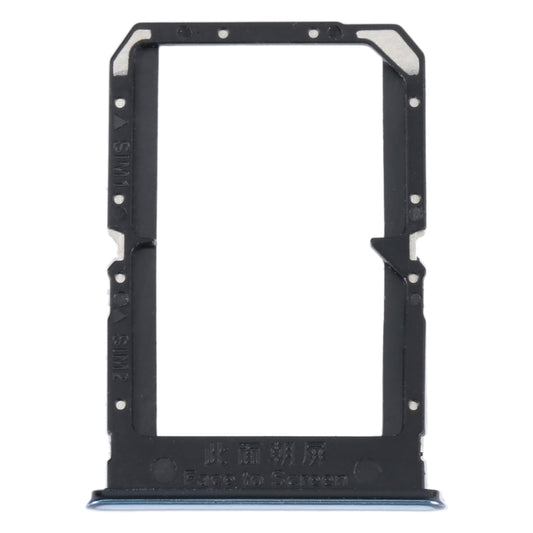 For OPPO Reno5 4G SIM Card Tray + SIM Card Tray (Silver) - Card Tray by buy2fix | Online Shopping UK | buy2fix