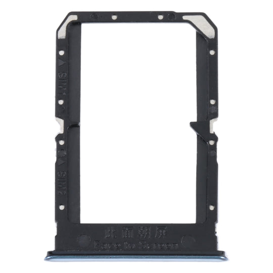 Pour OPPO Reno5 4G Plateau de carte SIM + Plateau de carte SIM (Argent)