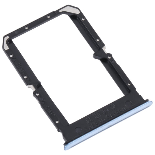 For OPPO Reno5 4G SIM Card Tray + SIM Card Tray (Silver) - Card Tray by buy2fix | Online Shopping UK | buy2fix