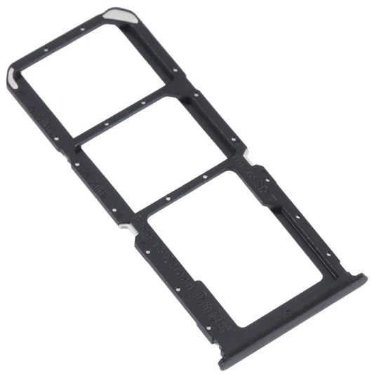 For OPPO A93s 5G SIM Card Tray + SIM Card Tray + Micro SD Card Tray (Black) - Card Tray by buy2fix | Online Shopping UK | buy2fix
