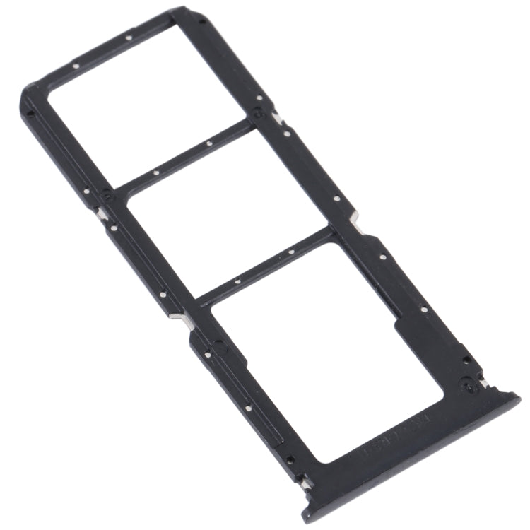 For OPPO A93s 5G SIM Card Tray + SIM Card Tray + Micro SD Card Tray (Black) - Card Tray by buy2fix | Online Shopping UK | buy2fix