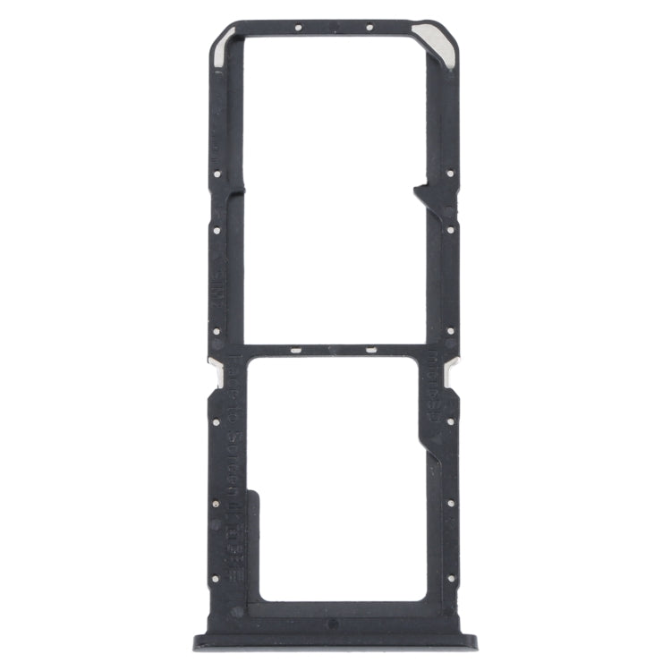 For OPPO A55 5G / A53S 5G SIM Card Tray + SIM Card Tray + Micro SD Card Tray (Black) - Card Tray by buy2fix | Online Shopping UK | buy2fix