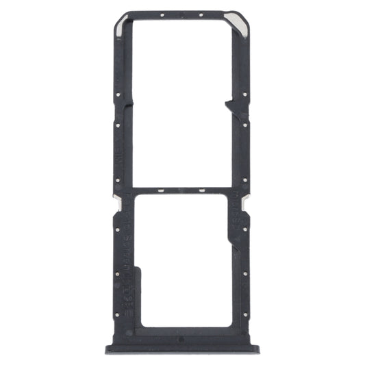 For OPPO A55 5G / A53S 5G SIM Card Tray + SIM Card Tray + Micro SD Card Tray (Black) - Card Tray by buy2fix | Online Shopping UK | buy2fix