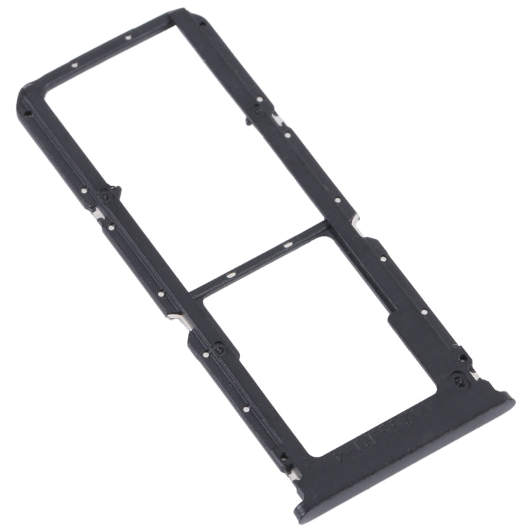 For OPPO A55 5G / A53S 5G SIM Card Tray + SIM Card Tray + Micro SD Card Tray (Black) - Card Tray by buy2fix | Online Shopping UK | buy2fix
