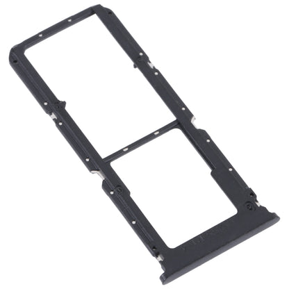 For OPPO A55 5G / A53S 5G SIM Card Tray + SIM Card Tray + Micro SD Card Tray (Black) - Card Tray by buy2fix | Online Shopping UK | buy2fix