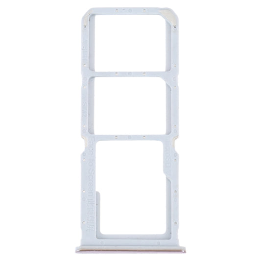 For OPPO A55 5G / A53S 5G SIM Card Tray + SIM Card Tray + Micro SD Card Tray (Gold) - Card Tray by buy2fix | Online Shopping UK | buy2fix