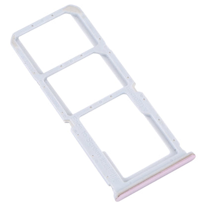 For OPPO A55 5G / A53S 5G SIM Card Tray + SIM Card Tray + Micro SD Card Tray (Gold) - Card Tray by buy2fix | Online Shopping UK | buy2fix