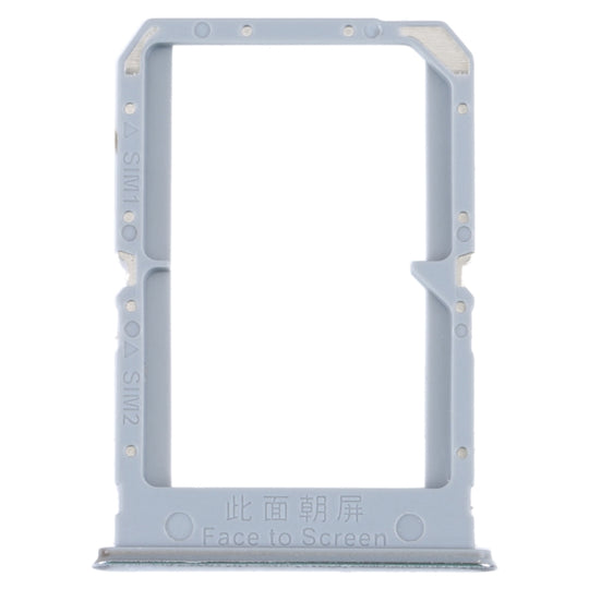 Pour plateau de carte SIM OPPO K9 + plateau de carte SIM (argent)
