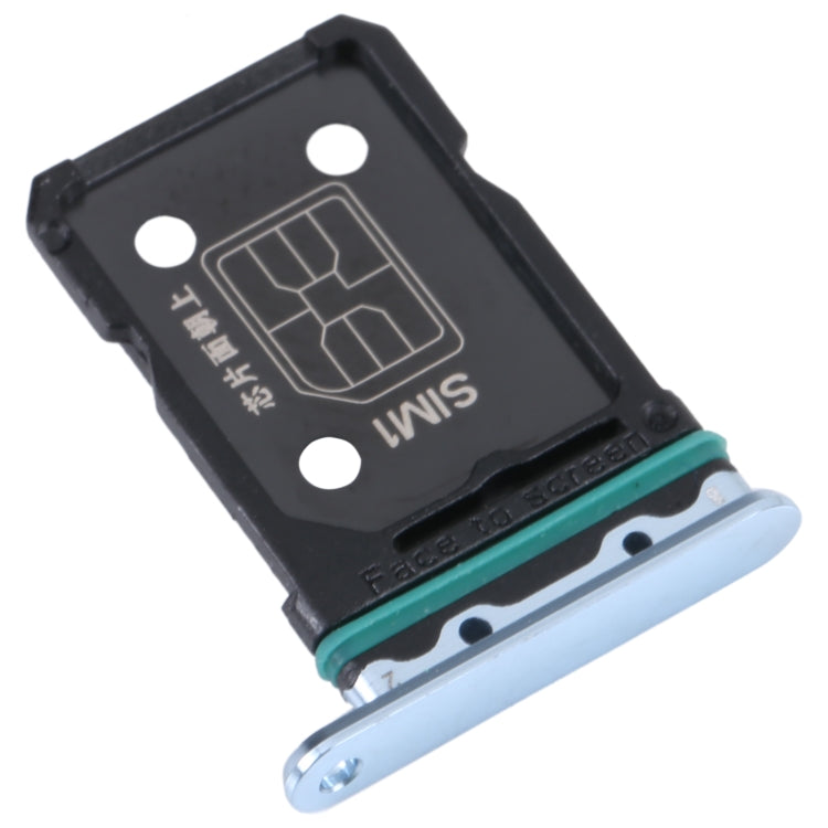 For OPPO Reno6 Pro+ 5G SIM Card Tray + SIM Card Tray (Blue) - Card Tray by buy2fix | Online Shopping UK | buy2fix