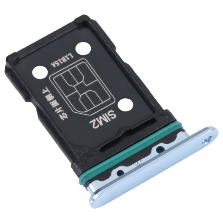 For OPPO Reno6 Pro+ 5G SIM Card Tray + SIM Card Tray (Blue) - Card Tray by buy2fix | Online Shopping UK | buy2fix