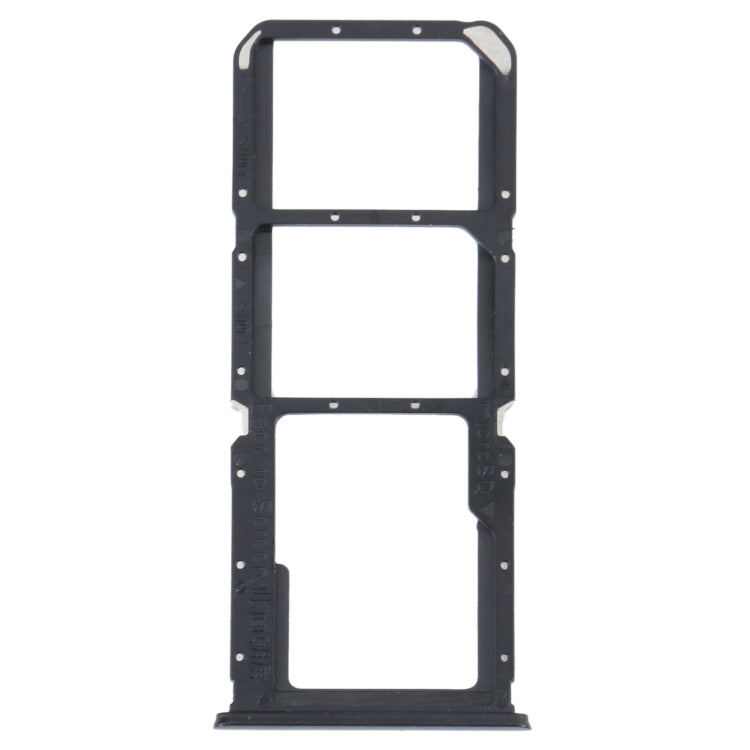 For OPPO K9S SIM Card Tray + SIM Card Tray + Micro SD Card Tray (Black) - Card Tray by buy2fix | Online Shopping UK | buy2fix