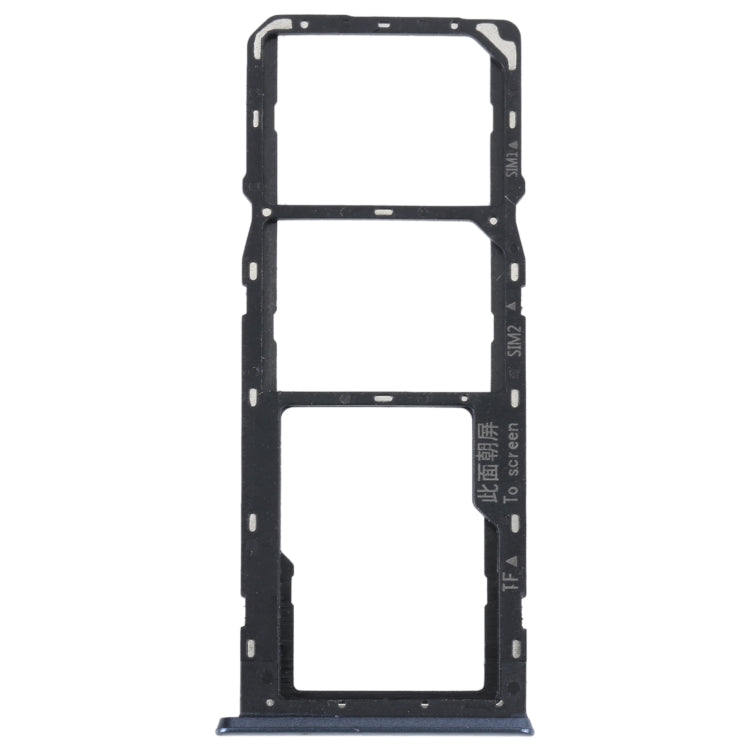 For OPPO A16K SIM Card Tray + SIM Card Tray + Micro SD Card Tray (Black) - Card Tray by buy2fix | Online Shopping UK | buy2fix