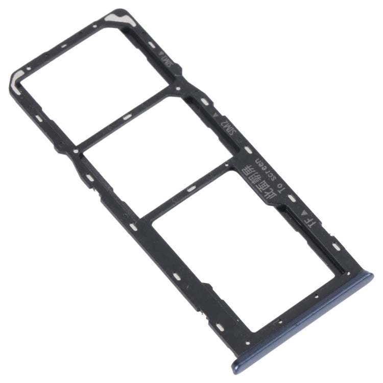 For OPPO A16K SIM Card Tray + SIM Card Tray + Micro SD Card Tray (Black) - Card Tray by buy2fix | Online Shopping UK | buy2fix