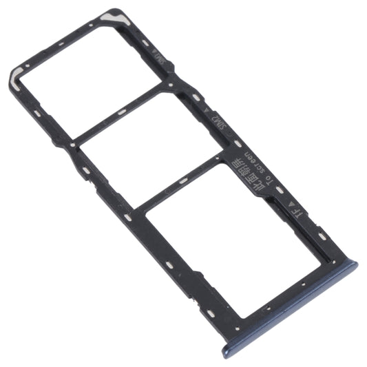 For OPPO A16K SIM Card Tray + SIM Card Tray + Micro SD Card Tray (Black) - Card Tray by buy2fix | Online Shopping UK | buy2fix
