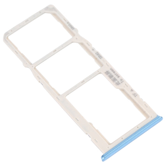 For OPPO A16K SIM Card Tray + SIM Card Tray + Micro SD Card Tray (Blue) - Card Tray by buy2fix | Online Shopping UK | buy2fix