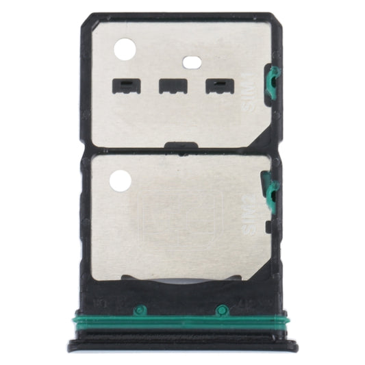 For OPPO Reno7 5G China / Reno7 5G SIM Card Tray + SIM Card Tray + Micro SD Card Tray (Black) - Card Tray by buy2fix | Online Shopping UK | buy2fix