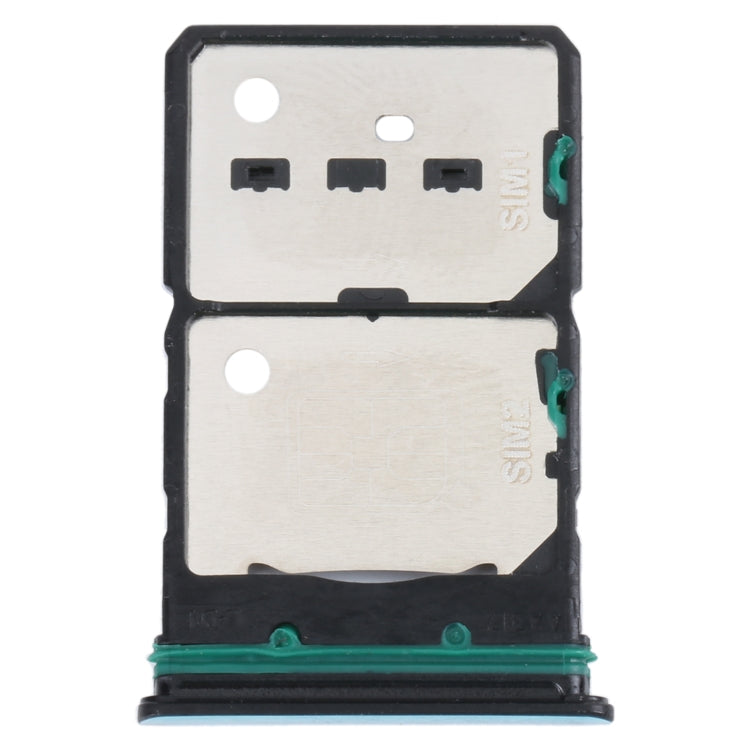 For OPPO Reno7 5G China / Reno7 5G SIM Card Tray + SIM Card Tray + Micro SD Card Tray (Green) - Card Tray by buy2fix | Online Shopping UK | buy2fix