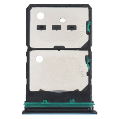 For OPPO Reno7 5G China / Reno7 5G SIM Card Tray + SIM Card Tray + Micro SD Card Tray (Green) - Card Tray by buy2fix | Online Shopping UK | buy2fix