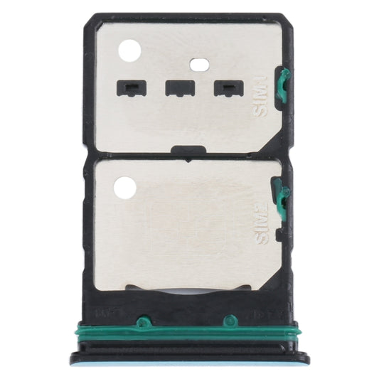 For OPPO Reno7 5G China / Reno7 5G SIM Card Tray + SIM Card Tray + Micro SD Card Tray (Green) - Card Tray by buy2fix | Online Shopping UK | buy2fix