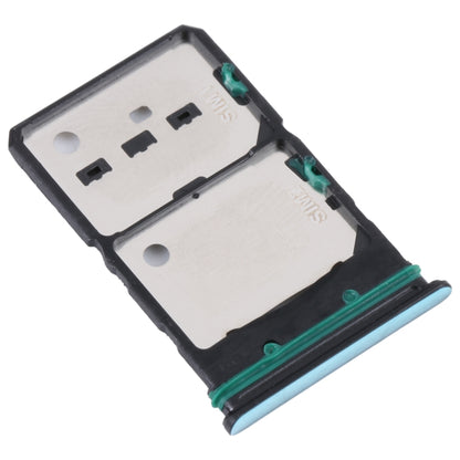 For OPPO Reno7 5G China / Reno7 5G SIM Card Tray + SIM Card Tray + Micro SD Card Tray (Green) - Card Tray by buy2fix | Online Shopping UK | buy2fix