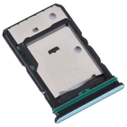 For OPPO Reno7 5G China / Reno7 5G SIM Card Tray + SIM Card Tray + Micro SD Card Tray (Green) - Card Tray by buy2fix | Online Shopping UK | buy2fix