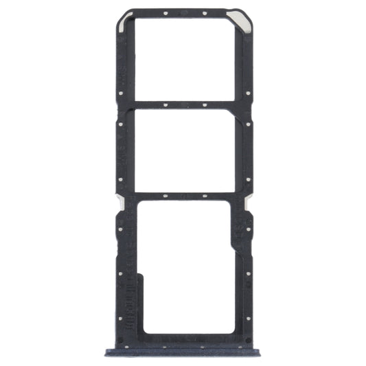 For OPPO K9x SIM Card Tray + SIM Card Tray + Micro SD Card Tray (Black) - Card Tray by buy2fix | Online Shopping UK | buy2fix