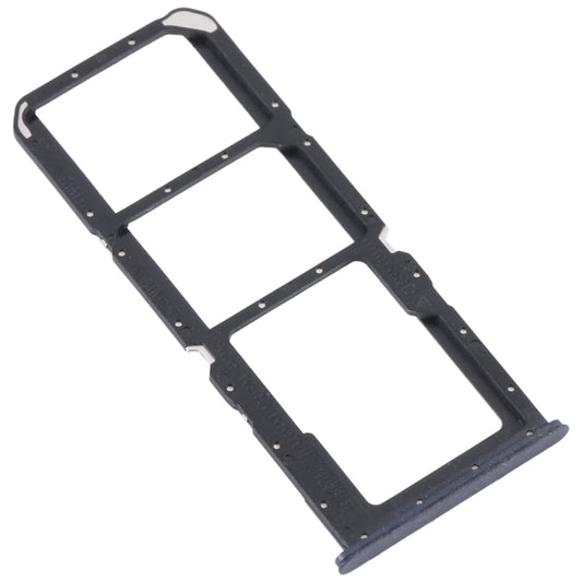 For OPPO K9x SIM Card Tray + SIM Card Tray + Micro SD Card Tray (Black) - Card Tray by buy2fix | Online Shopping UK | buy2fix