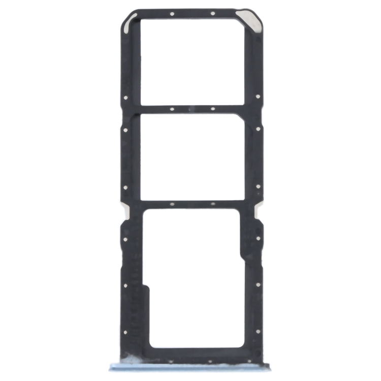 For OPPO K9x SIM Card Tray + SIM Card Tray + Micro SD Card Tray (Blue) - Card Tray by buy2fix | Online Shopping UK | buy2fix