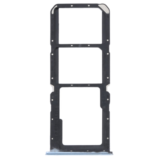 For OPPO K9x SIM Card Tray + SIM Card Tray + Micro SD Card Tray (Blue) - Card Tray by buy2fix | Online Shopping UK | buy2fix