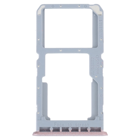 For OPPO A96 China SIM Card Tray + SIM / Micro SD Card Tray (Pink) - Card Tray by buy2fix | Online Shopping UK | buy2fix