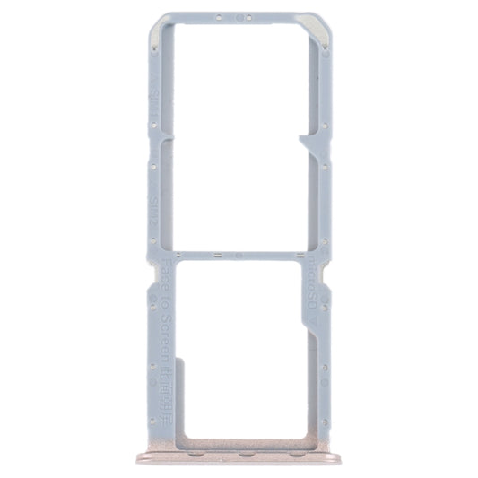 For OPPO Reno7 Z 5G / Reno7 Lite / Reno8 Lite / F21 Pro 5G SIM Card Tray + SIM Card Tray + Micro SD Card Tray (Gold) - Card Tray by buy2fix | Online Shopping UK | buy2fix