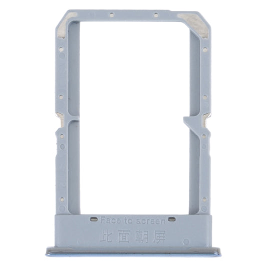 For OPPO K10 4G SIM Card Tray + SIM Card Tray (Silver) - Card Tray by buy2fix | Online Shopping UK | buy2fix