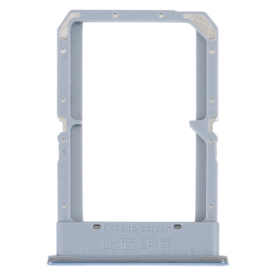 Pour plateau de carte SIM OPPO K10 4G + plateau de carte SIM (argent)