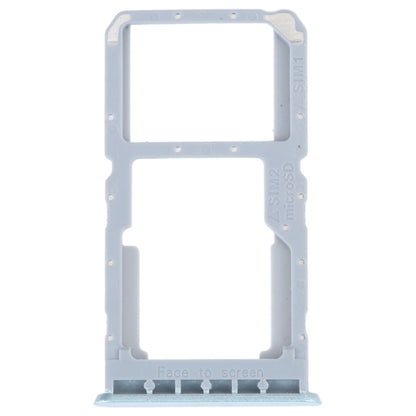 For OPPO A96 4G SIM Card Tray + SIM / Micro SD Card Tray (Blue) - Card Tray by buy2fix | Online Shopping UK | buy2fix