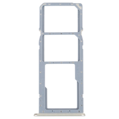 For OPPO A17 SIM Card Tray + SIM Card Tray + Micro SD Card Tray (Gold) - Card Tray by buy2fix | Online Shopping UK | buy2fix
