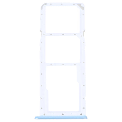 For OPPO A17 SIM Card Tray + SIM Card Tray + Micro SD Card Tray (Blue) - Card Tray by buy2fix | Online Shopping UK | buy2fix