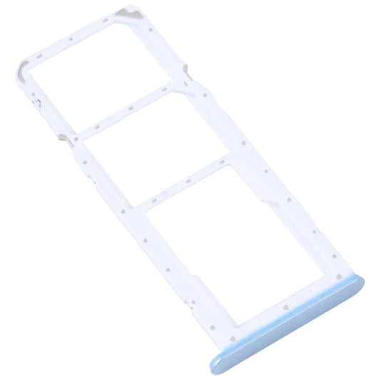 For OPPO A17 SIM Card Tray + SIM Card Tray + Micro SD Card Tray (Blue) - Card Tray by buy2fix | Online Shopping UK | buy2fix